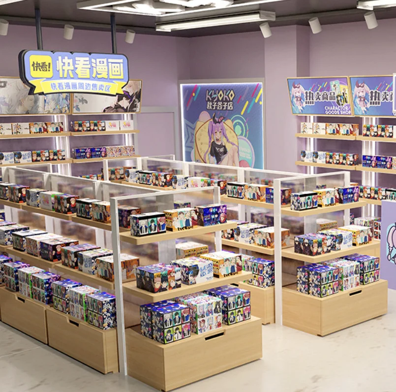 喵尾屋线下渠道合作门店的商品陈列